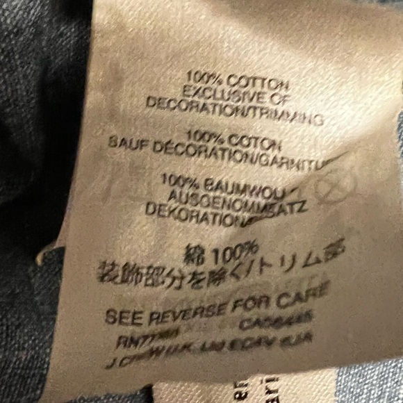 J. Crew Chambray ruffle-shoulder v neck sleeveless sheath dress blue 12 … - Picture 9 of 9